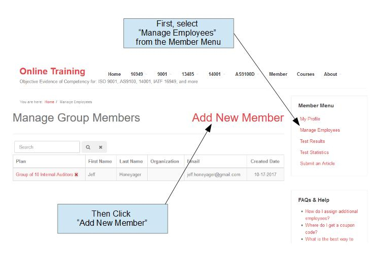 Adding New Employees Members 01